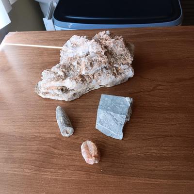 FOSSILS, CRYSTALS AND ROCKS