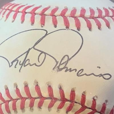 Signed Rafael Palmeiro Baseball & Certificate of Authenticity