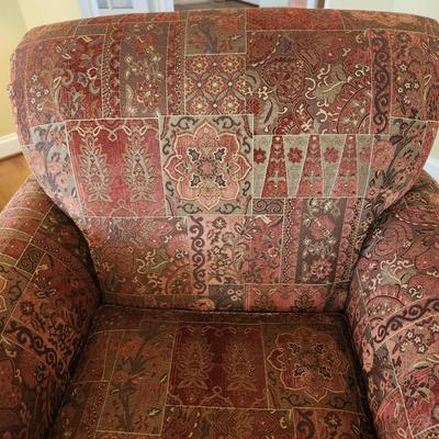 England Furniture Chair & Ottoman