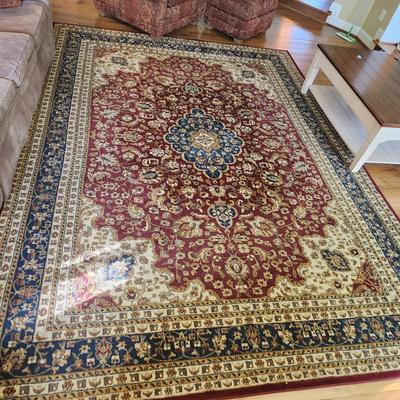 Red Area Rug 8'9