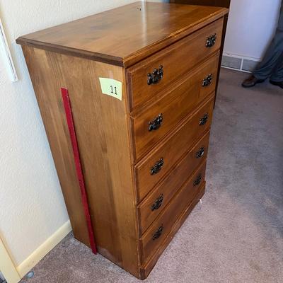 Pine chest highboy