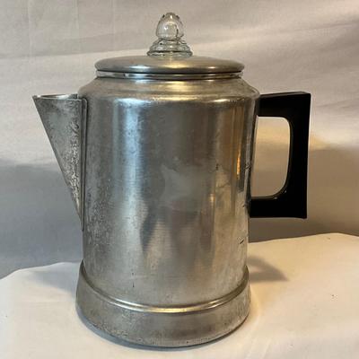 Vintage Comet 9 cup aluminum coffee pot