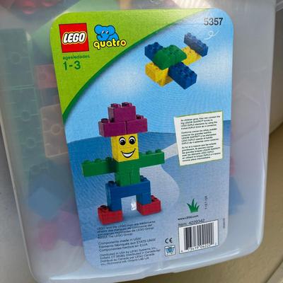 Tub of Lego blocks