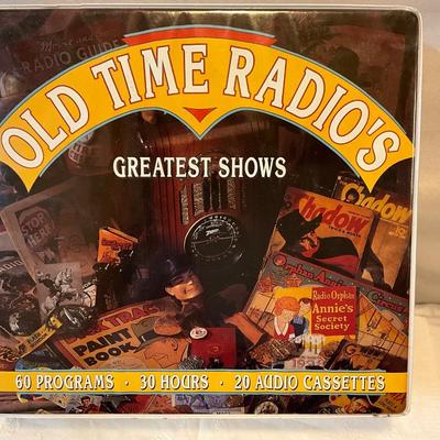 Old-time radios greatest hits, 20 audio cassettes