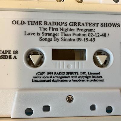 Old-time radios greatest hits, 20 audio cassettes