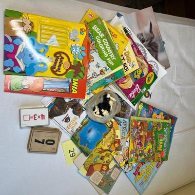 Lot of activity books & other