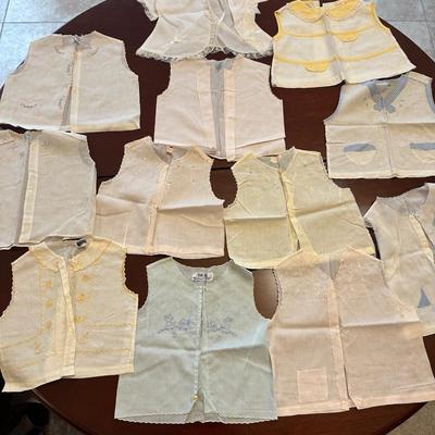 Vintage Handmade Baby Tops & Dresses (23)