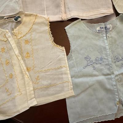 Vintage Handmade Baby Tops & Dresses (23)
