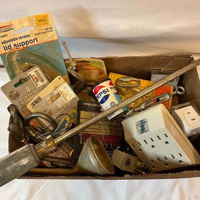 Box of garage items