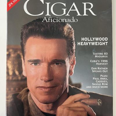 Cigar Aficionado Arnold Schwarzenegger edition- 1996 