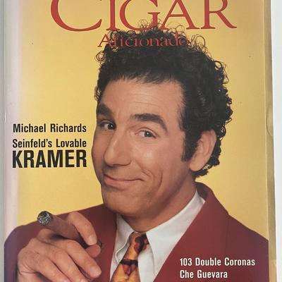 Cigar Aficionado Michael Richards original vintage 1997 magazine 