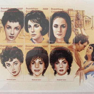 Cleopatra Elizabeth Taylor Stamp Sheet