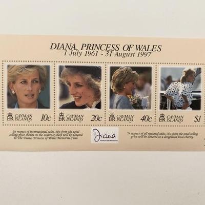Cayman Islands  Diana Princess of Wales commemorative stamp set