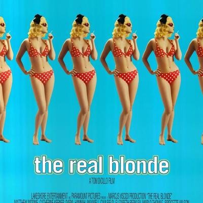 The Real Blonde 1998 original movie poster