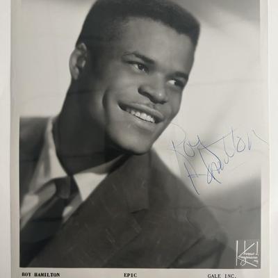 Roy Hamilton signed photo