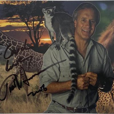 Jungle Jack Hanna signed postcard 
