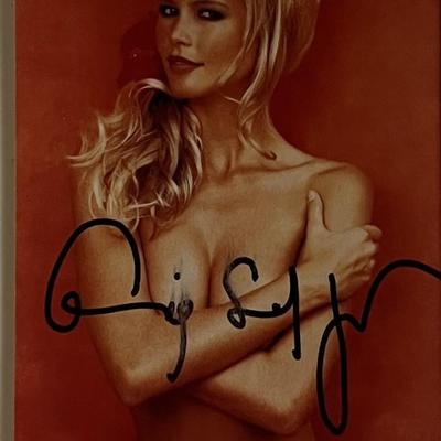 Claudia Schiffer signed photo
