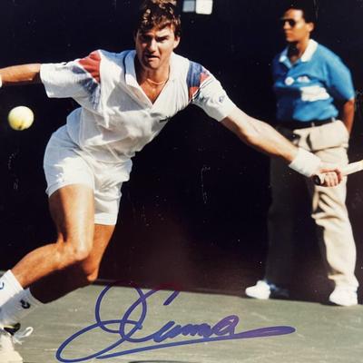 Jimmy Connors signed photo