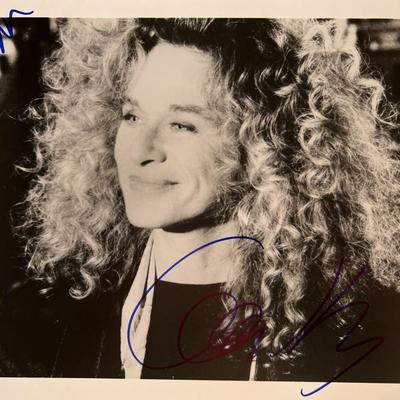 Carole King signed photo