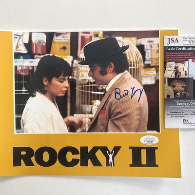 Rocky II Burt Young signed photo. JSA