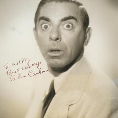 Eddie Cantor signed photo