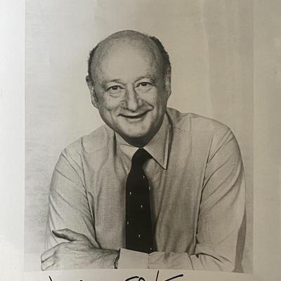 NYC Mayor Ed Koch signed photo