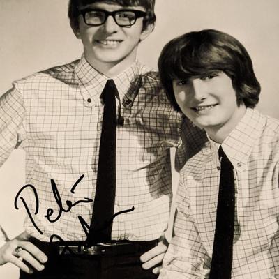 Peter Asher signed photo