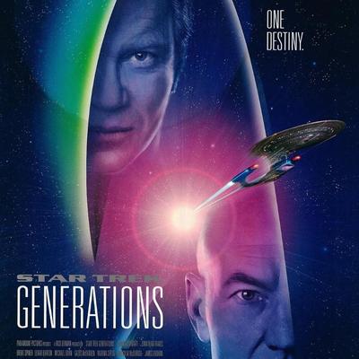 Star Trek Generations 1994 original one sheet movie poster