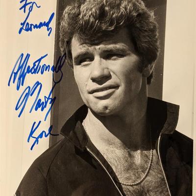 Karate Kid Martin Kove signed photo