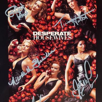 Desperate Housewives cast signed photo