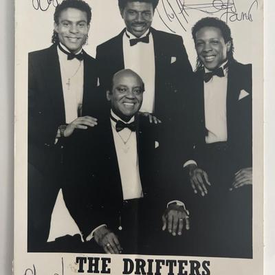 The Drifters signed photo
