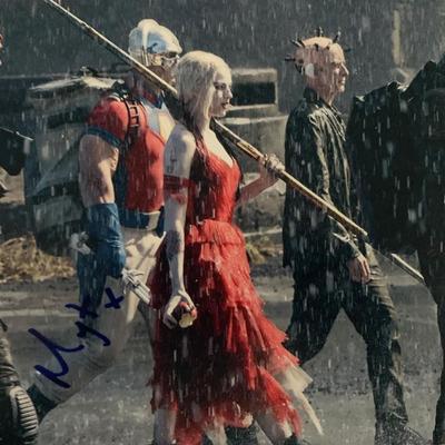 The Suicide Squad Margot Robbie signed movie photo