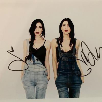 The Veronicas twins signed photo