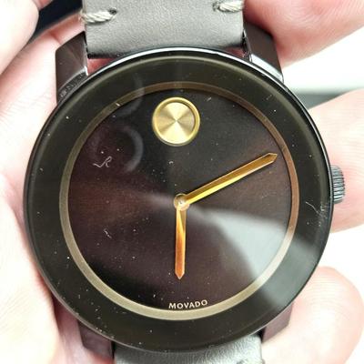 Brown Movado Bold Watch with Box