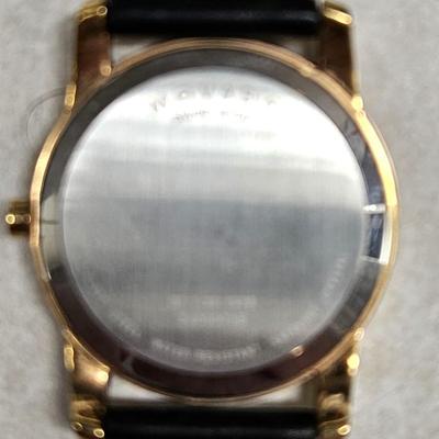 Black and Gold Movado Watch with Box