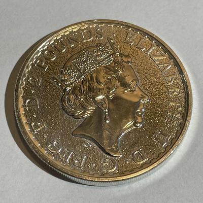2016 Great Britain 1 0z Silver .999 Britannia in Choice BU Condition Coin.