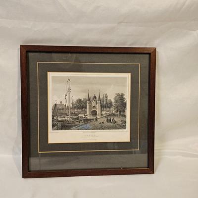 Three Prints of Dutch Ports & Sailing Ships (L-JS)