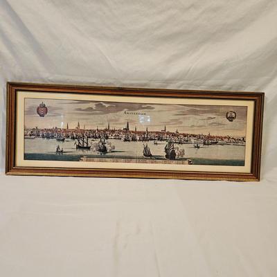 Three Prints of Dutch Ports & Sailing Ships (L-JS)