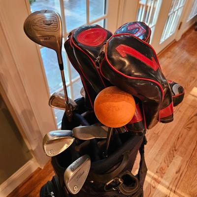 Titleist & McGregor Golf Clubs & a Sun Mountain Golf Bag (LR-DW)