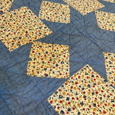 Blue & Yellow quilt