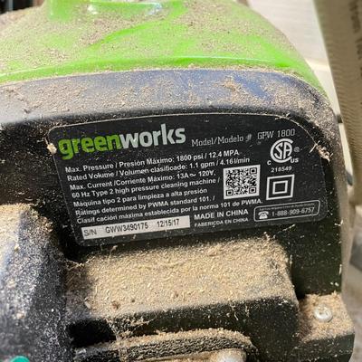 Greenworks 1800 psi Premium Electric Pressure Washer (G-SS)