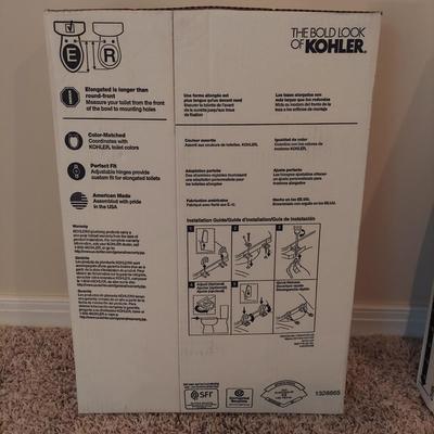 Three Kohler Elongated Toilet Bowl Seats (BSR-BBL)
