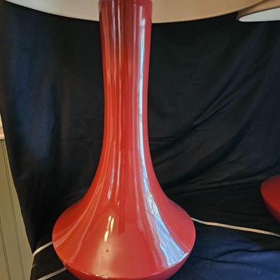Pair of Contemporary Ceramic Lamps (LR-DW)