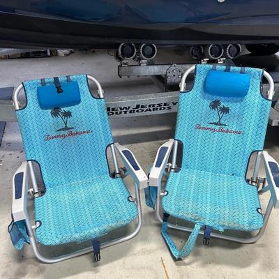 Lot 504: Pair of Tommy Bahama Beach Chairs