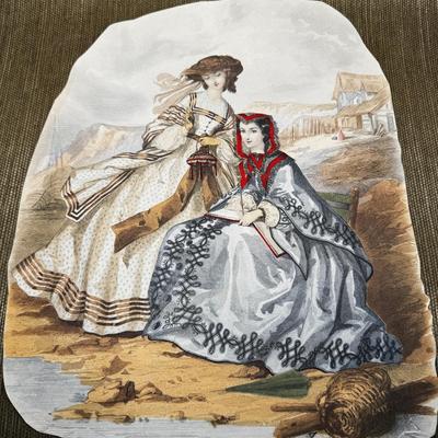 LOT 24 - Large Victorian La Mode Illustree Clipped Prints