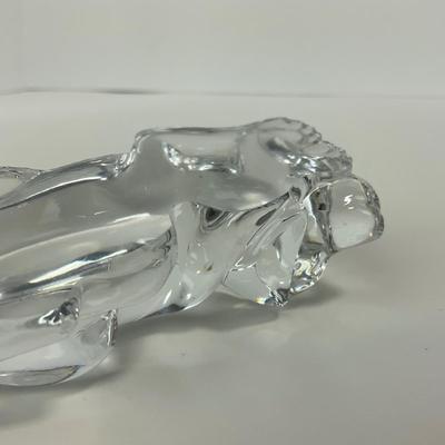 -28- GLASSWARE | Vintage Princess House Lead Crystal Dog Figure