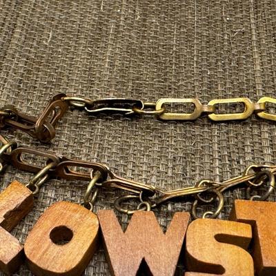 LOT 26 - Vintage Souvenir Yellowstone Bracelet