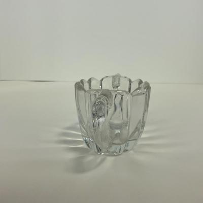 -32- GLASSWARE | Vintage Heisey Glass Open Sugar Bowl Two Handles | Marked