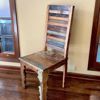 Reclaimed Wood Rustic Chair