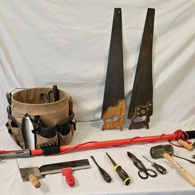 Assorted Tools & Bucket Tool Caddy (G-JS)